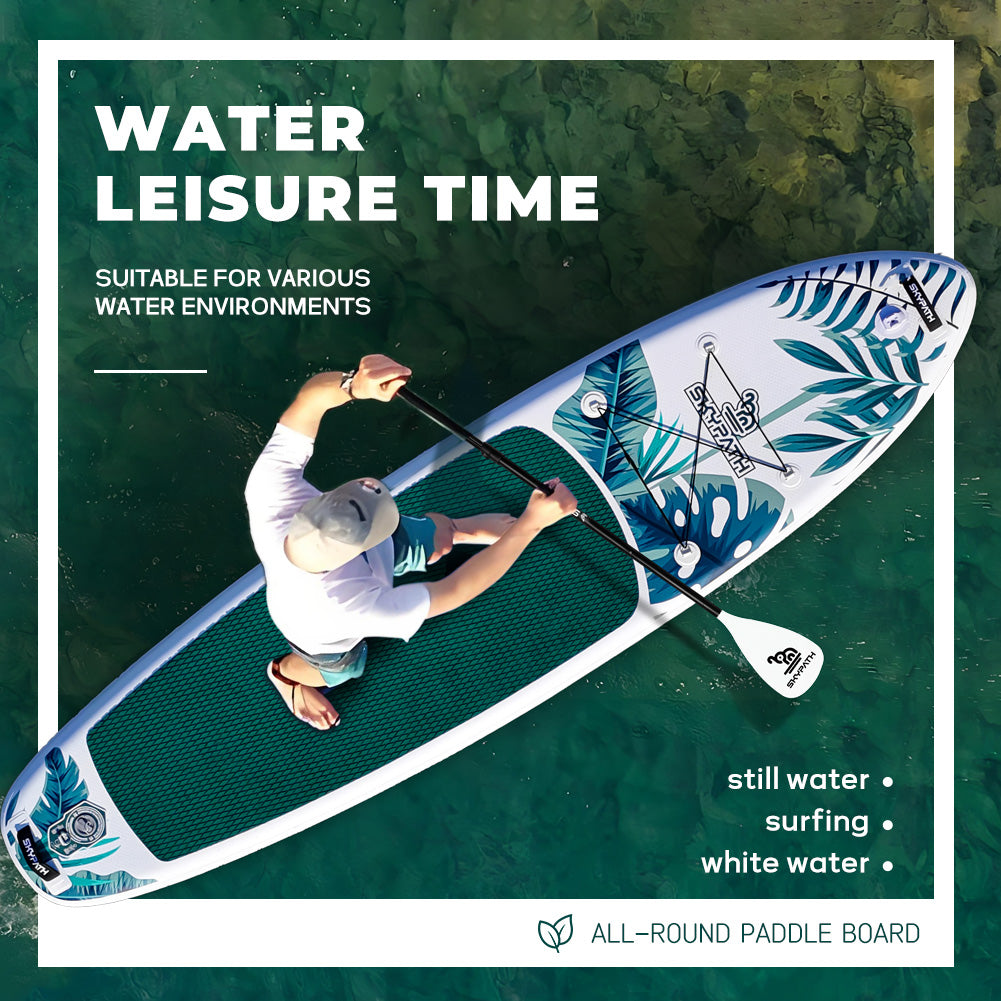 Inflatable Stand Up Paddle Board, Ultra-Light SUP Board, Wide Stable Family Board with Full Set of SUP Board Accessories