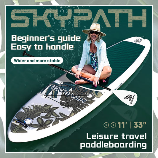 Inflatable Stand Up Paddle Board, Ultra-Light SUP Board, Wide Stable Family Board with Full Set of SUP Board Accessories