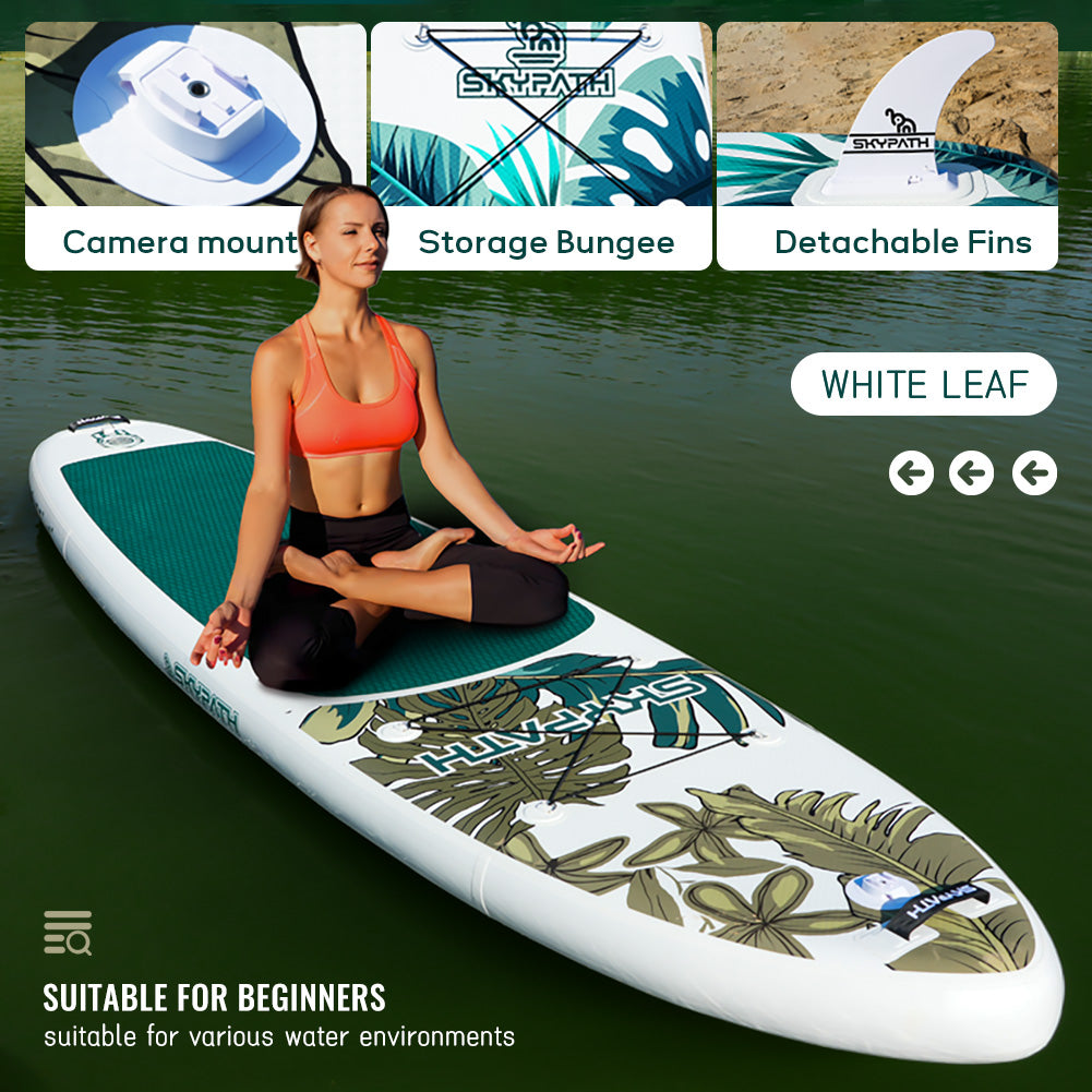 Inflatable Stand Up Paddle Board, Ultra-Light SUP Board, Wide Stable Family Board with Full Set of SUP Board Accessories