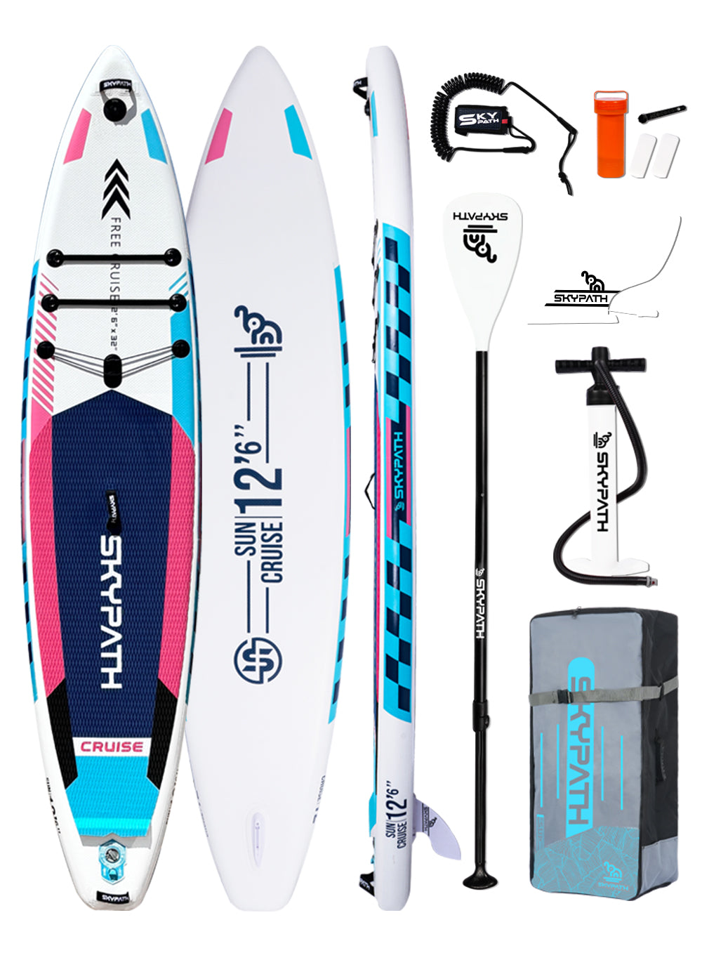 Inflatable Stand Up Paddle Board, 12'6''* 32''Ultra-Light SUP Board,Blow Up Paddle Board, for Youth & Adults of All Skill Levels with Full Set of SUP Board Accessories