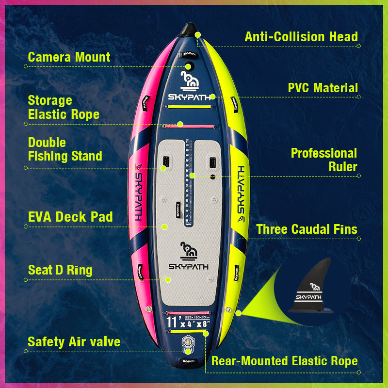 Inflatable Stand Up Paddle Board,335*120*20cm Fishing SUP Board,Blow Up Paddle Board, for Youth & Adults with Full Set of SUP Board Accessories