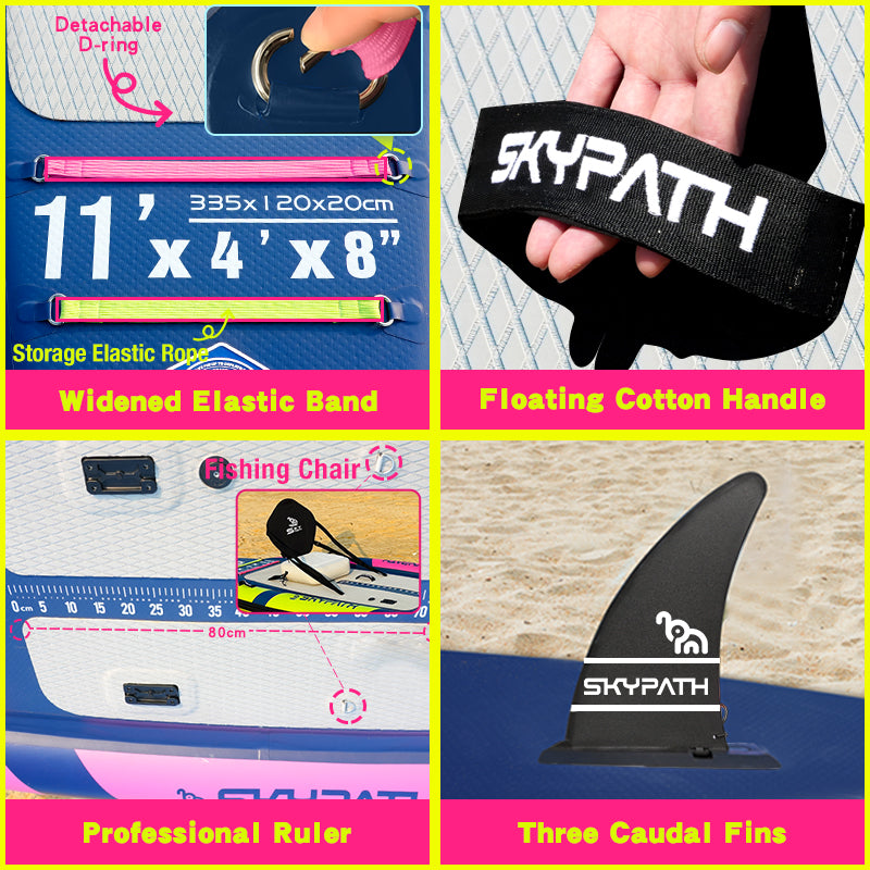 Inflatable Stand Up Paddle Board,335*120*20cm Fishing SUP Board,Blow Up Paddle Board, for Youth & Adults with Full Set of SUP Board Accessories