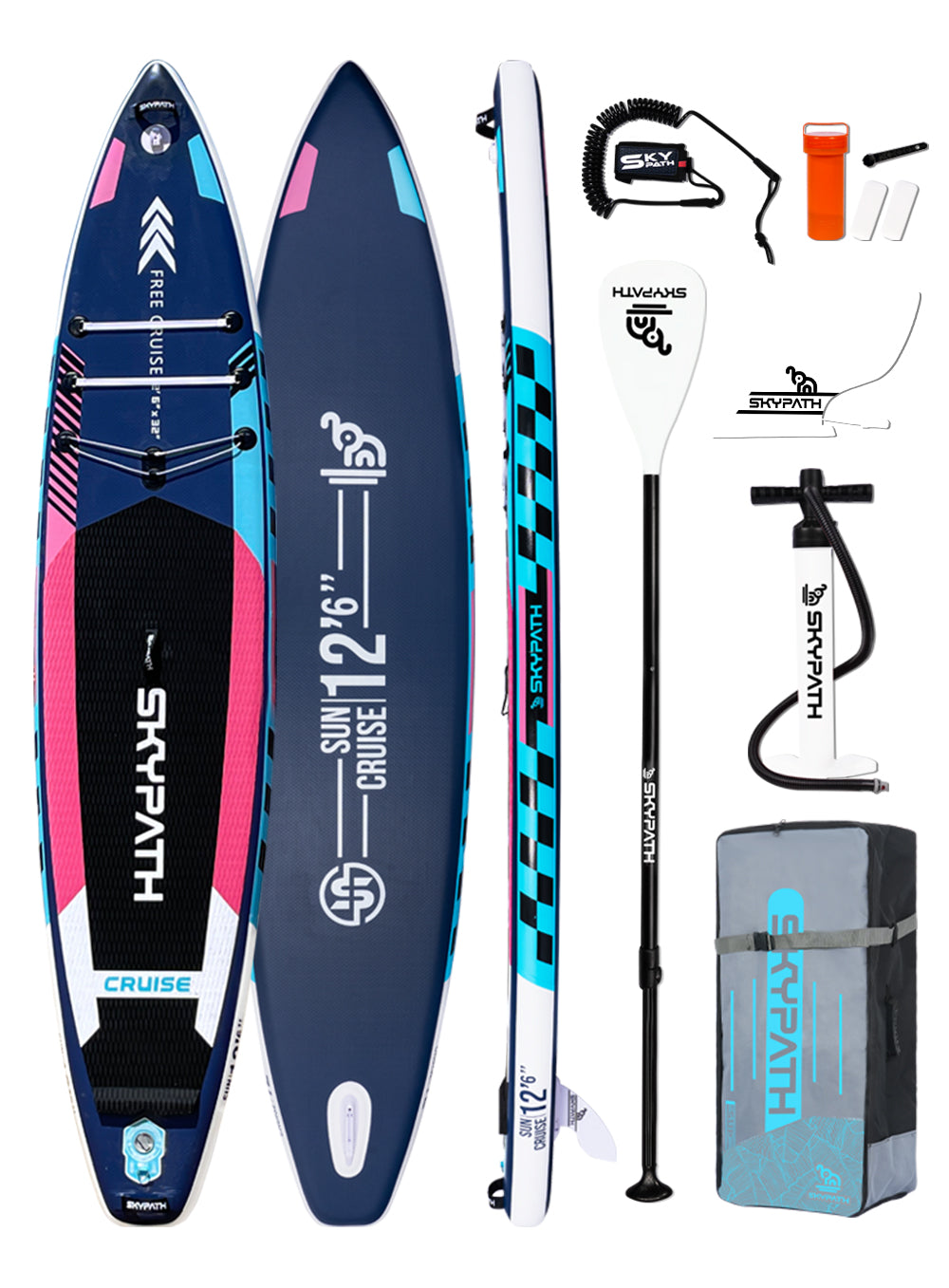 Inflatable Stand Up Paddle Board, 12'6''* 32''Ultra-Light SUP Board,Blow Up Paddle Board, for Youth & Adults of All Skill Levels with Full Set of SUP Board Accessories